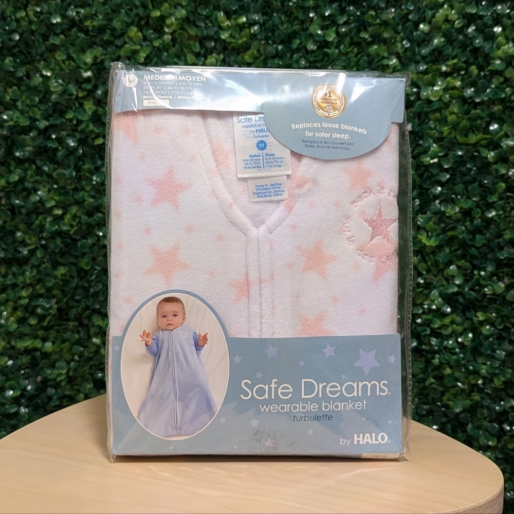Halo Baby Wearable Blanket, Fleece, M (6-12M)